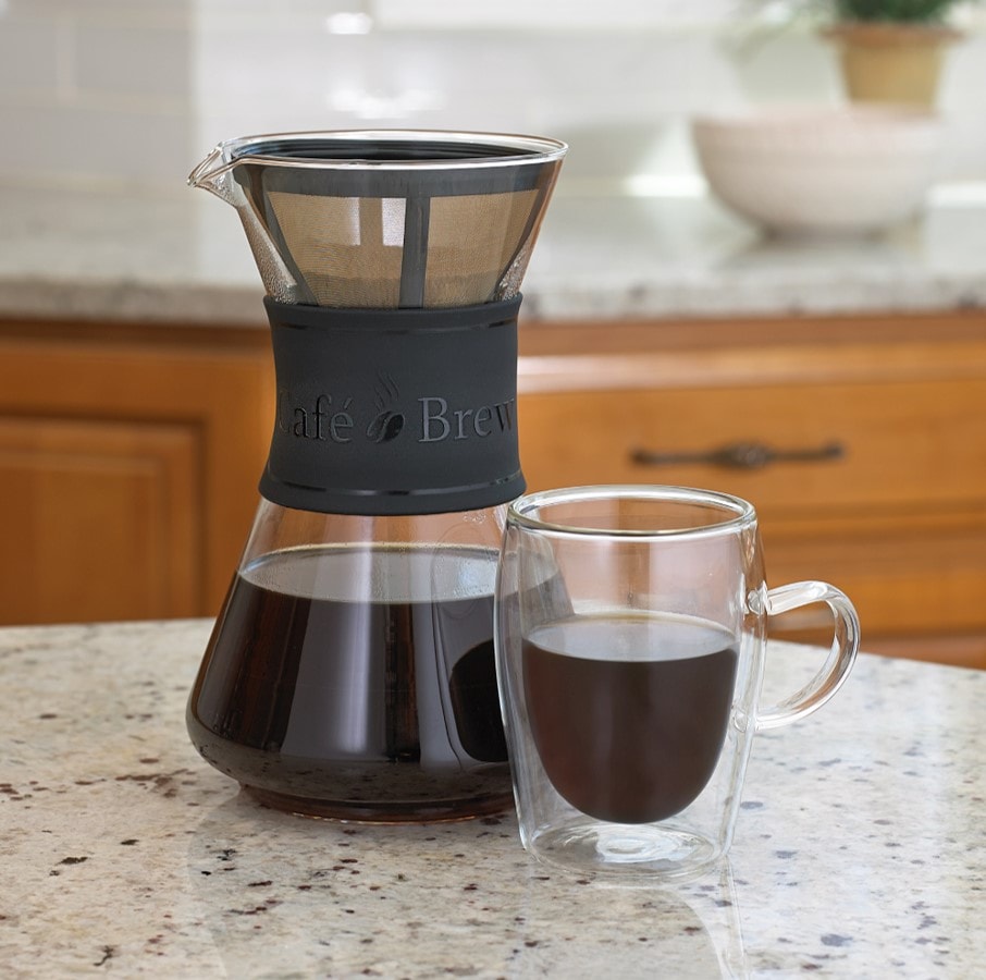 Double-Wall Glass Coffee Mug - Small