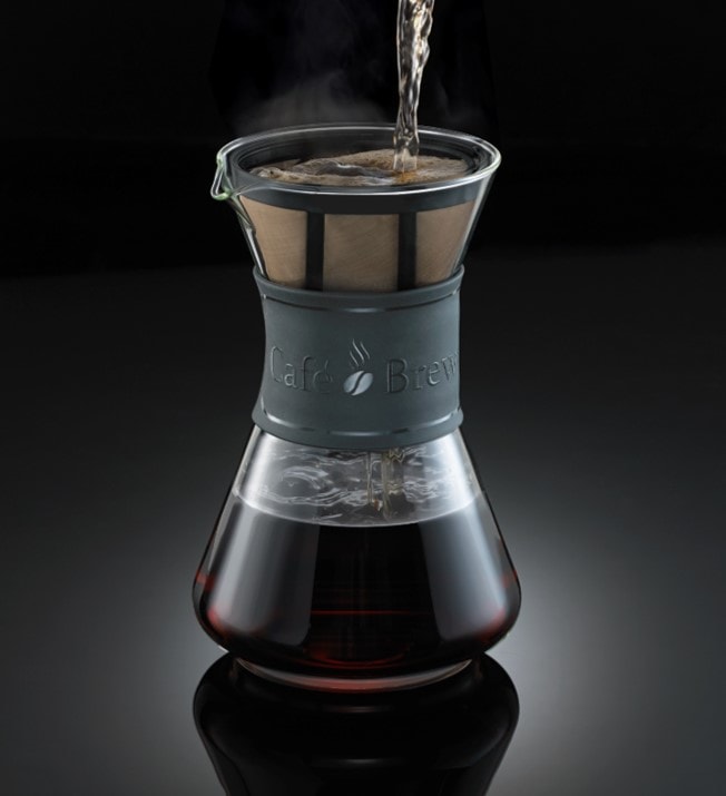 Medelco 8 Cup 64 OZ Glass Stovetop Coffee Percolator