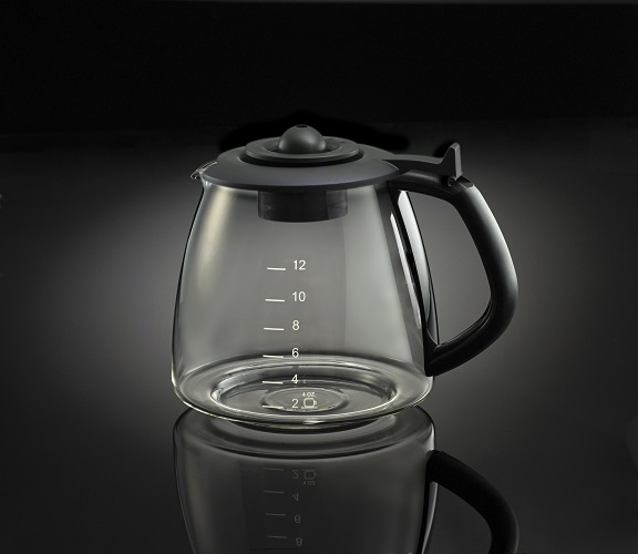  Medelco 12 Cup Millennium Style Carafe, Black GL312:  Coffeemaker Carafes: Home & Kitchen